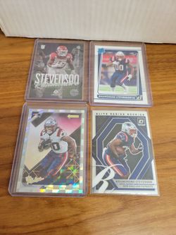 Rhamondre Stevenson Rookie Card Lot (4)