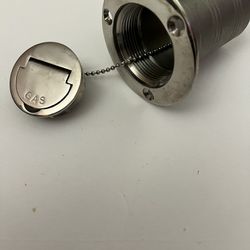 Gas Cap Fuel  Stainless Steel 