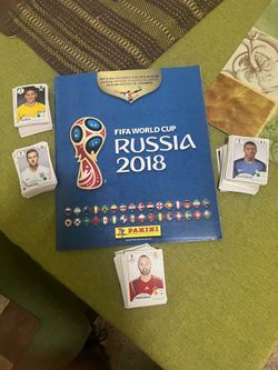 Panini Rusia 2018,Empty album and 417 stickers,no duplicated