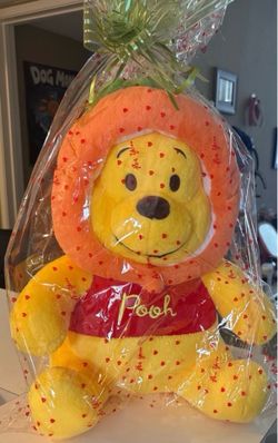 Winnie the Pooh plush with blanket