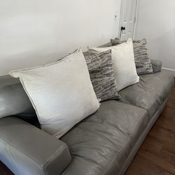 Leather Sofa & Loveseat 