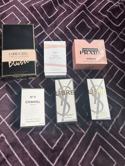 Women’s perfume collection