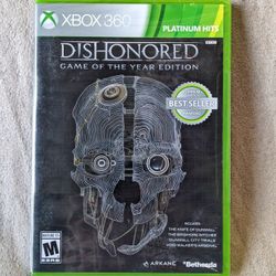 Dishonored GOTY Platinum Hits Edition - Xbox 360 *NEW*