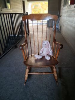 MCM Vintage Nichols And Stone Co. Rocking Chair