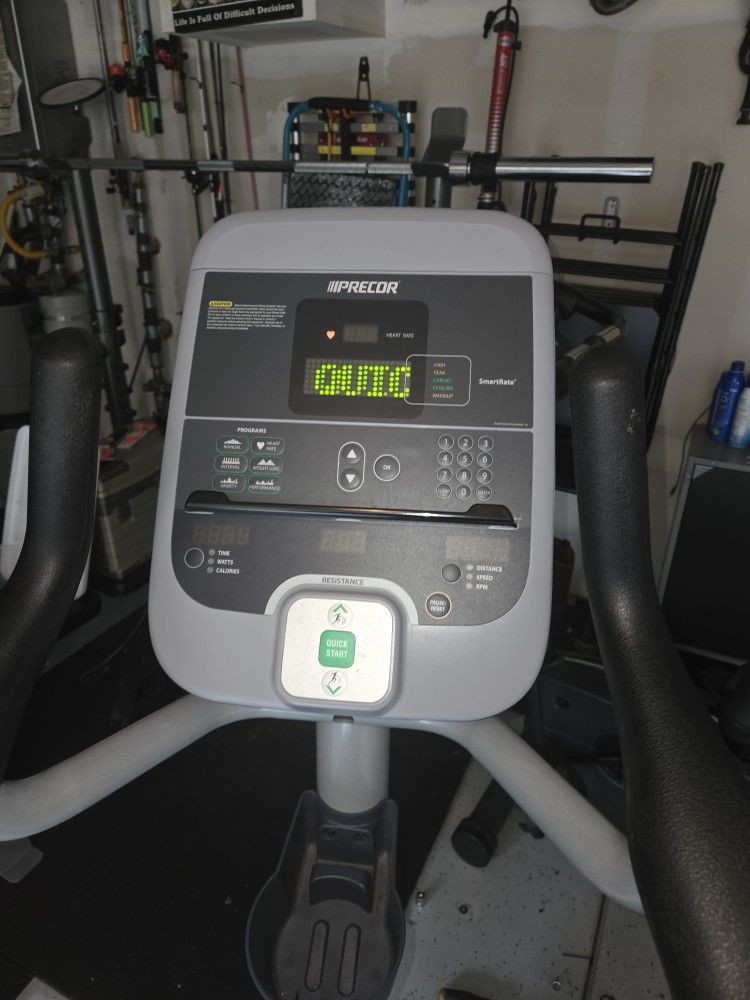 Precor UBK Upright Bike Commercial