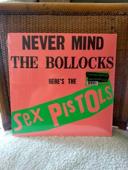 Sex Pistols - Never Mind The Bollocks. Limited Edition Neon Green Vinyl. New Sealed