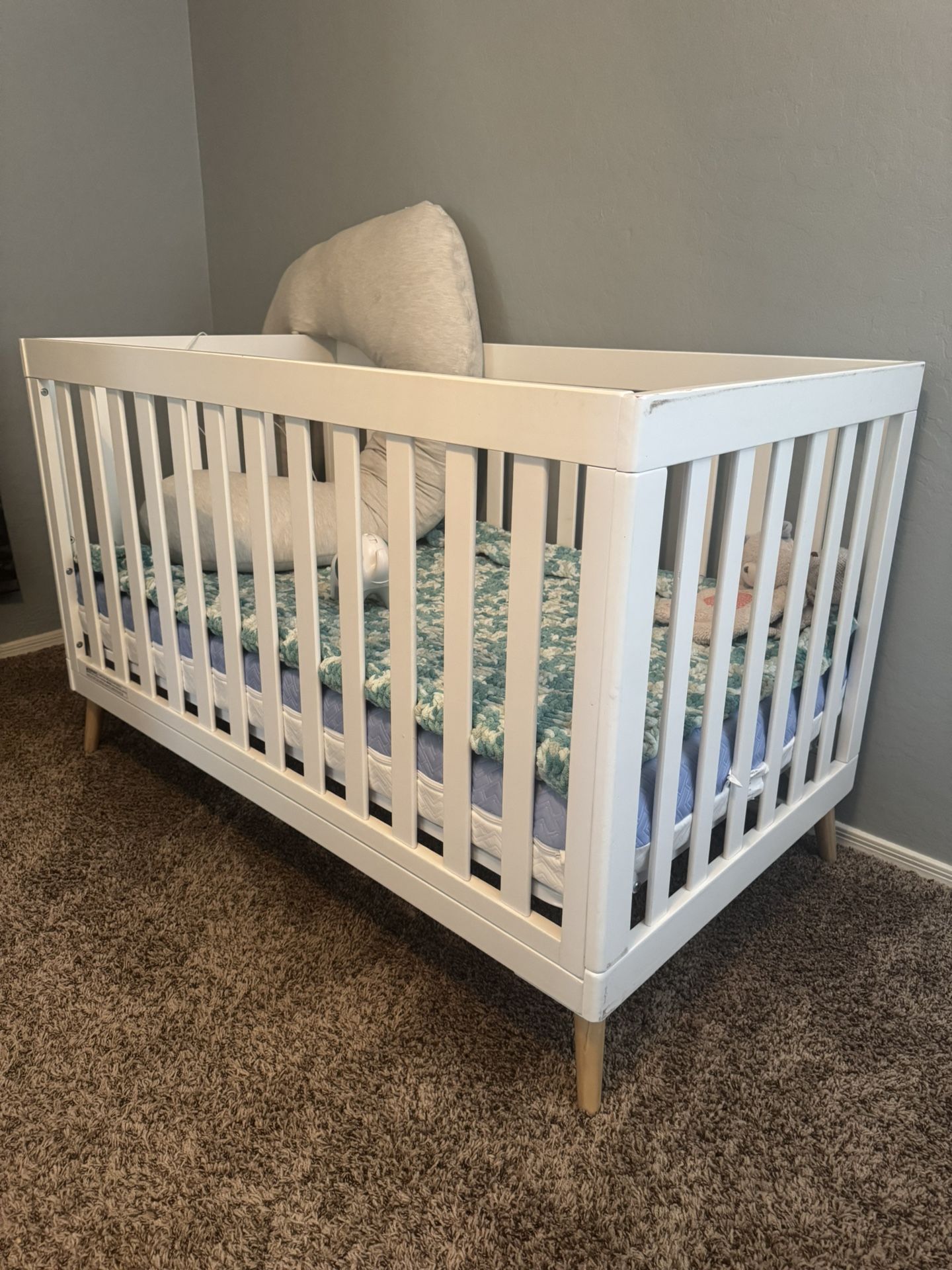 Barely Used Adjustable Crib