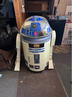 Vintage Star Wars Episode III R2-D2 Store Display Rolling Pepsi