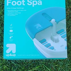 Brand New up&up™ Collapsing Foot Spa Bath With Heat.