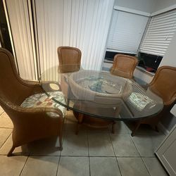Tommy Bahama table and 4 chairs