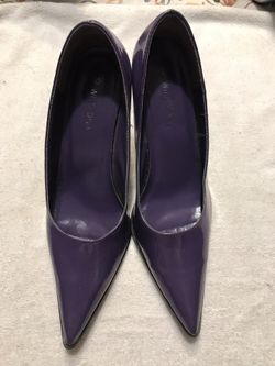 Purple high heels (size 10)