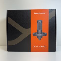 New!! Beyerdynamic M 70 PRO X Dynamic broadcast microphone for streaming and podcasting (Cardioid)