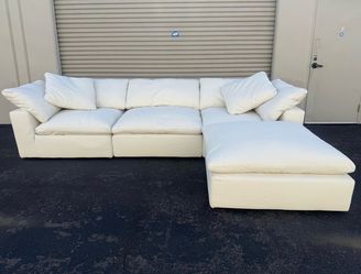 RH Restoration Hardware Cloud Sofa Luxe Size!