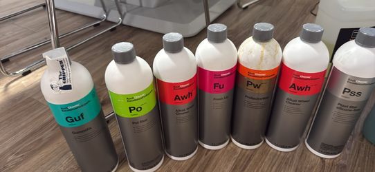 Car detailing products