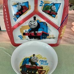 2015 Thomas The Tank Engine Divided Plate & bowl set