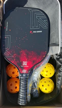 NEW Sealed ReitzMed P1 Pro Series Pickleball Paddle Set Carbon Fiber