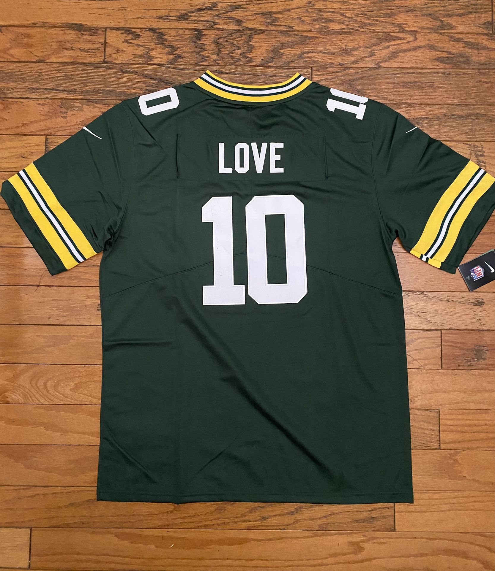 White/Green Jordan Love Green Bay Packers Stitched Jersey