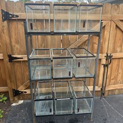 10 Gallon Aquariums With Rack