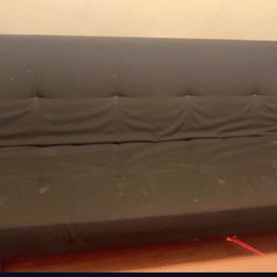 Black Sofa Bed Convertible Sofa Couch  Free 