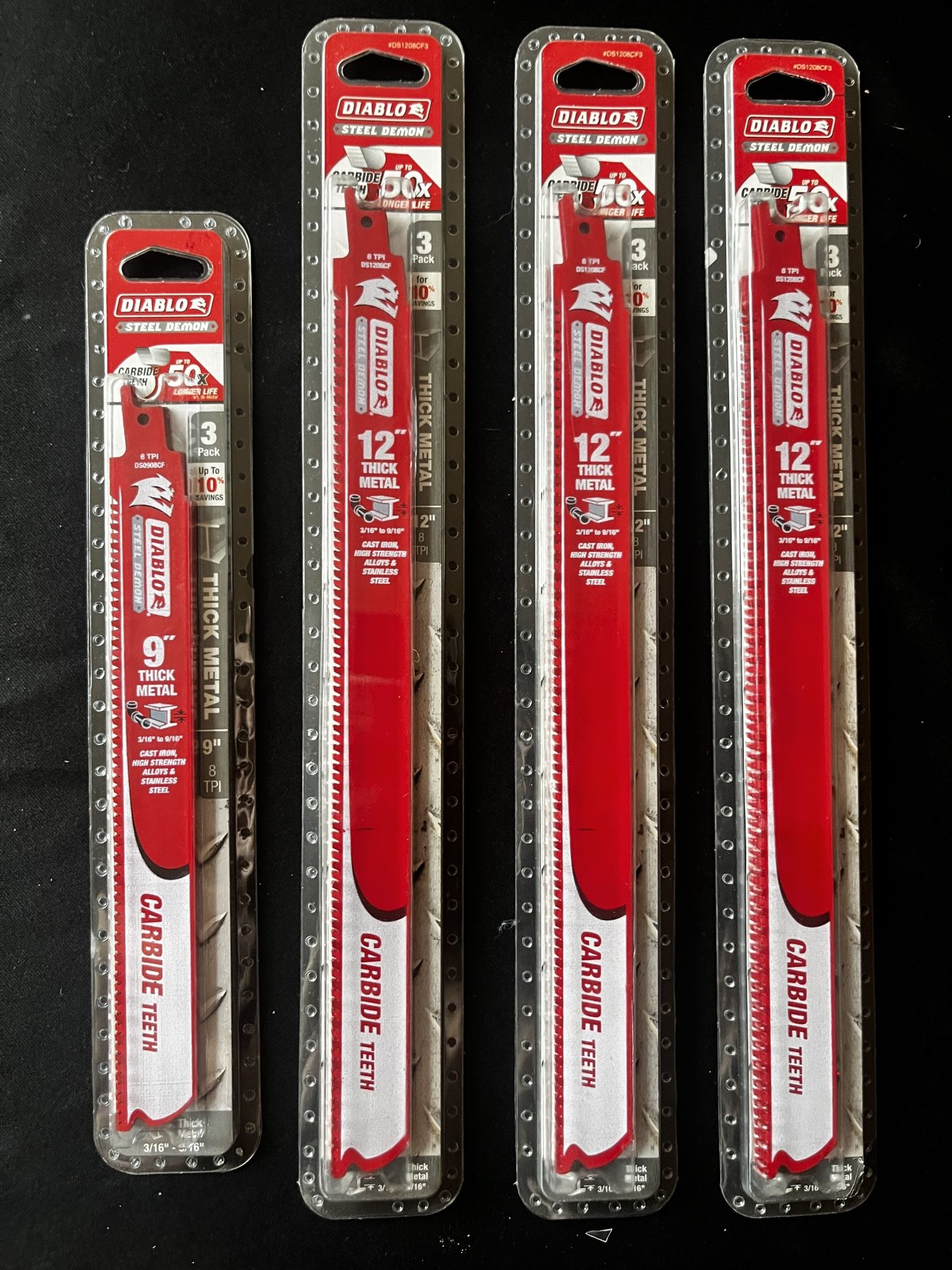 Diablo Thick Metal Sawzall Blades