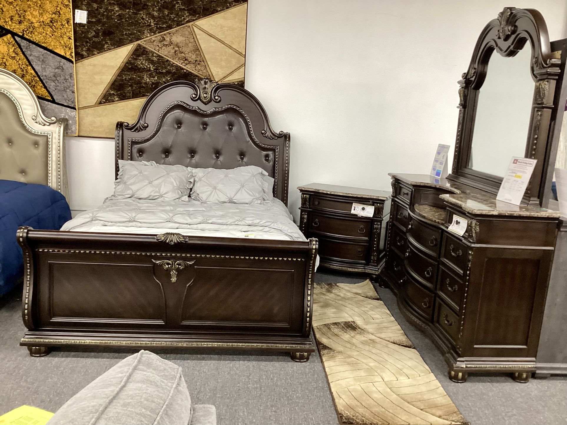Queen Size Bedframe Set $1,999