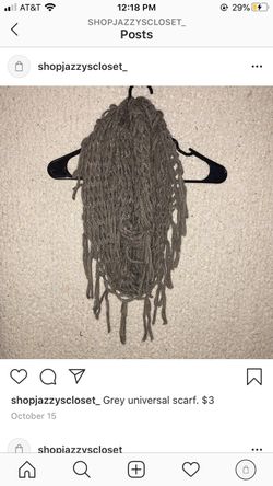 Grey scarf