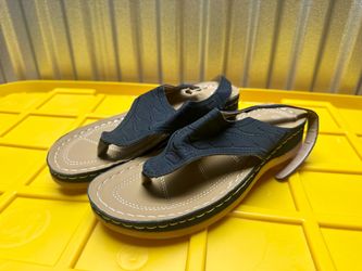 Women's Orthopedic Wedge Thong Sandals (Size EU 41 / US Women's 9.5-10)
