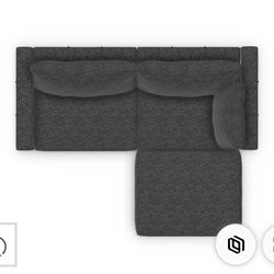 LoveSac Gray Sectional