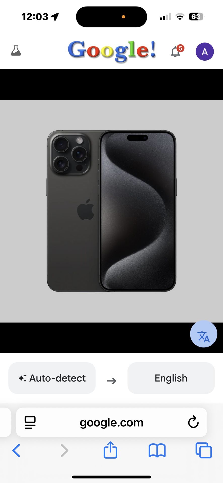 iPhone 15 Pro