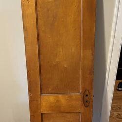 Vintage sold oak door