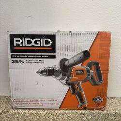 Rigid 9 Amp Corded 1/2 in. Spade Handle Mud Mixer