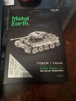 Metal Earth Tiger I Tank 3D Metal Model Kit New & Sealed Collectible Model