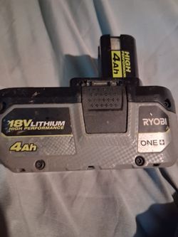 Ryobi 18V ONE+ 4Ah Lithium Battery
