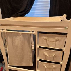 White Baby Changing Table