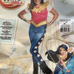 Halloween Costume Dc Wonder Women  Size M 8-10