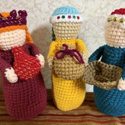 Jesus Nativity ADD ON crochet handmade amigurumi Christmas gift-lot 3-WISE MEN