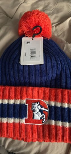Denver Broncos Knit Pom Beanie Hat