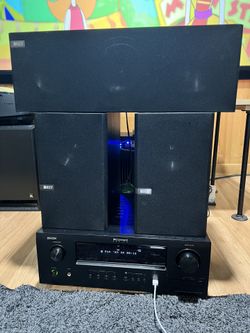 Kef Q100 Speakers & Kef Q200C Center Speaker