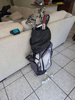Callaway Golf Bag with TaylorMade Clubs Set