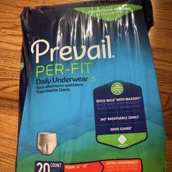 Prevail Medium Daily Diaper/underwear 20 Per Pack