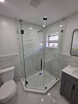 Glass Shower In All The Measures