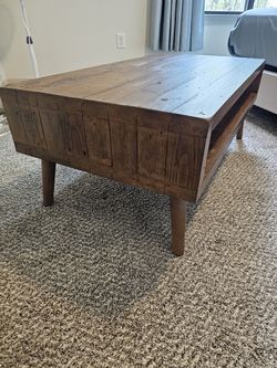 Full wood coffee table
