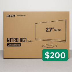 Acer Nitro KG1 27” QHD 180Hz Gaming Monitor – BRAND NEW SEALED