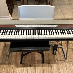 🎹 KORG SP-250 Digital Piano – Full Setup (Bench + Stand + Pedal)