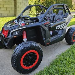 BRAND NEW! 48VOLT 4x4 Kids Can Am Ride On Utv Razor Electric Kids Car With Remote Control & 2 BATTERIES Power Wheels Powerwheels 24v 48v 24volt 