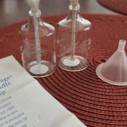 Princess House crystal mini oil lamps