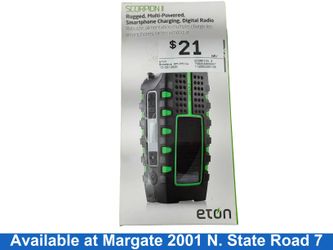 Eton Scorpion 2 Black Boombox Radio