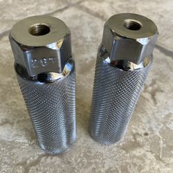 GT Style Chrome BMX Bicycle Pegs