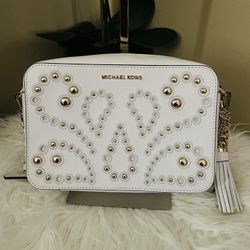 Michael Kors Studded Frame Shoulder Bag 