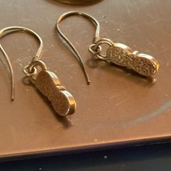 Silver Baltic Amber Earrings